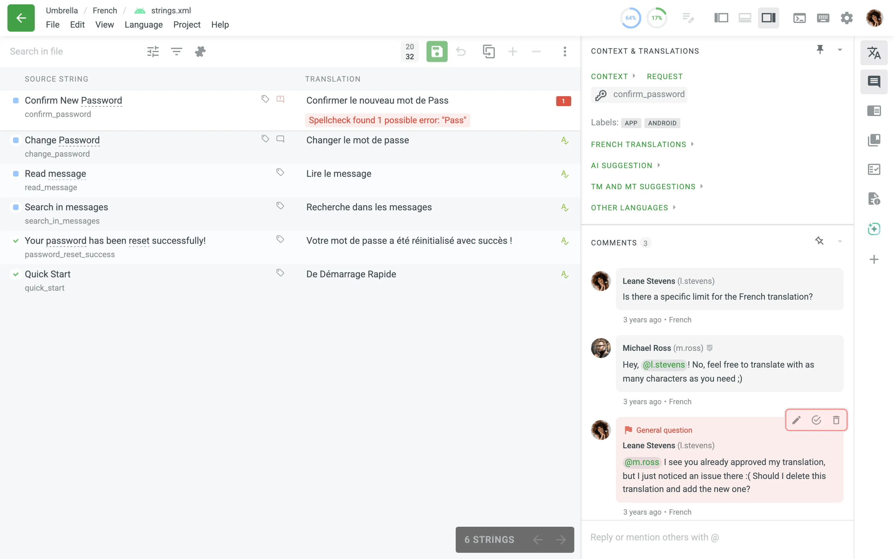 Issue options